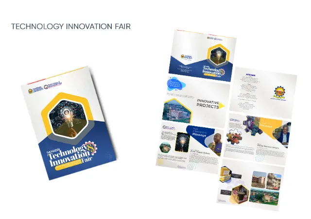 Technology Innovation Fair brochure pages